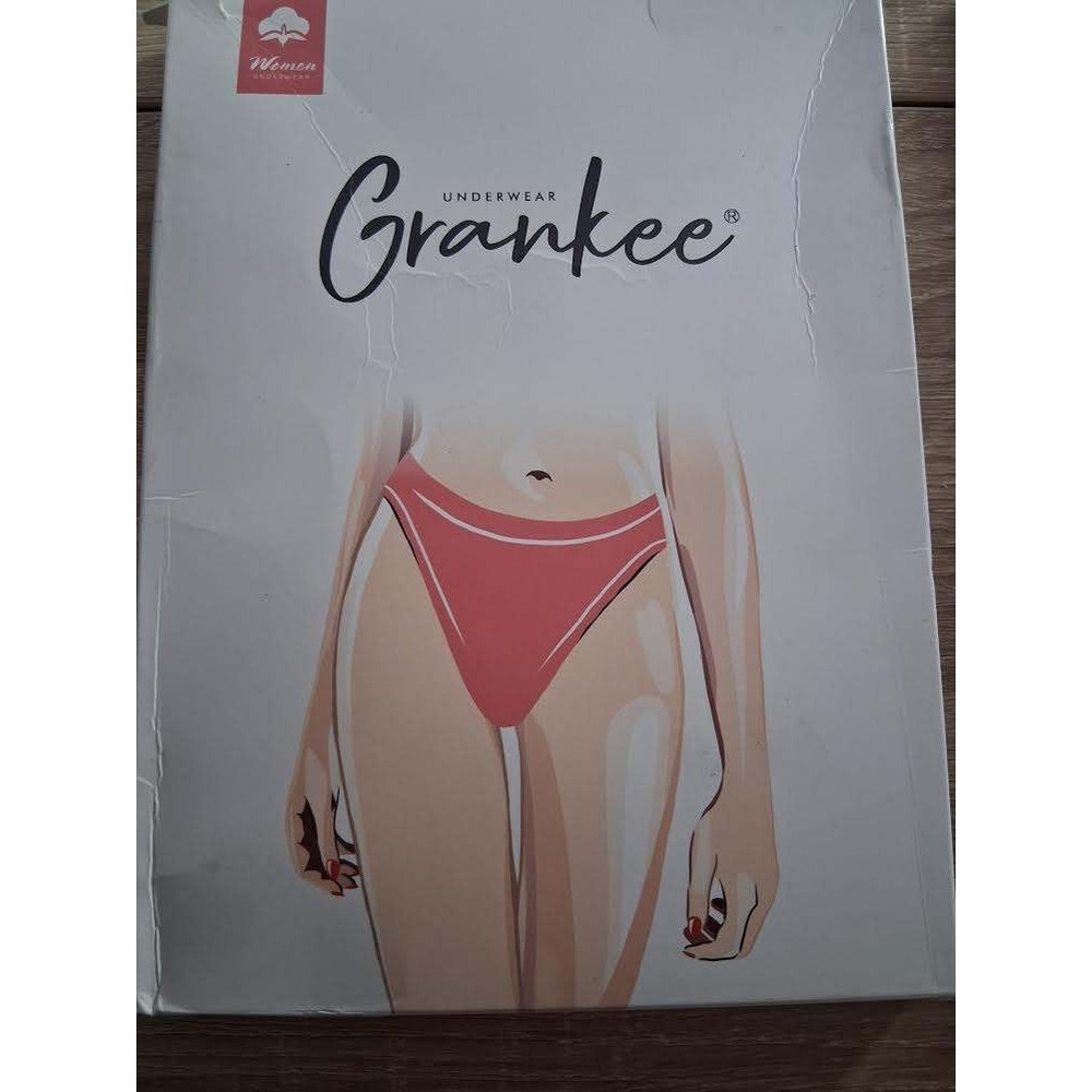 Grankee Women Seamless Thong Panties 6 Pack No Show Breathable Nude Tan Large